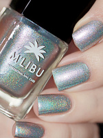 Лак Для Ногтей Голографический Серебристый MALIBU Love Delight